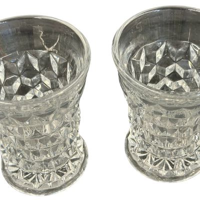 Vintage Fostoria American Flared Tumbler Glass - Lot of 4