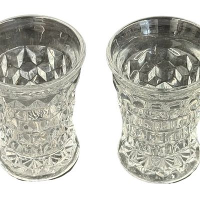 Vintage Fostoria American Flared Tumbler Glass - Lot of 4