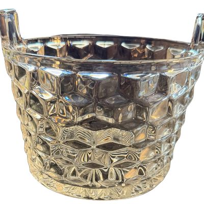 Vintage Fostoria LARGE "Ice Bucket" With Handles