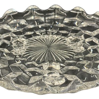 Vintage Fostoria American 3-Footed Candy Dish Small Plate