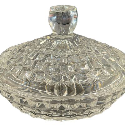 Vintage Fostoria American Covered Dish w/ Lid