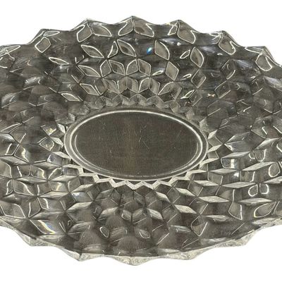 Vintage Fostoria American Clear Pressed Glass Plate