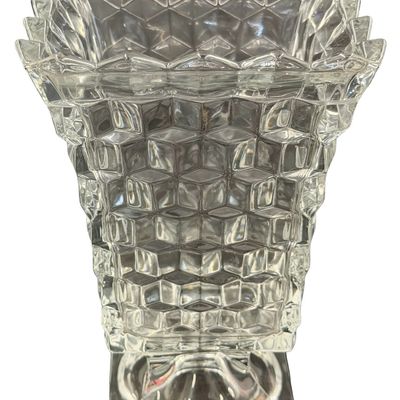 Fostoria Square Footed Flared Vase