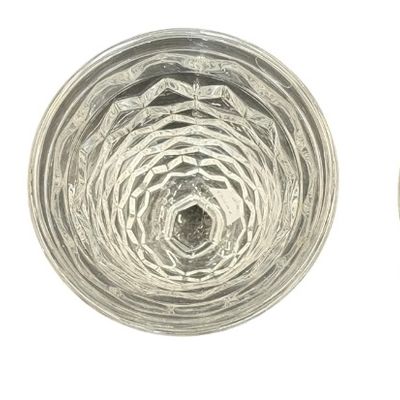 Vintage Fostoria American Clear Pattern Juice Footed Tumbler Glass - Set of 3