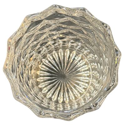 Vintage Fostoria American Clear Pressed Glass Celery Clear Vase
