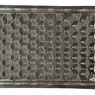 Vintage Fostoria American Clear Rectangular Pressed Glass Tray