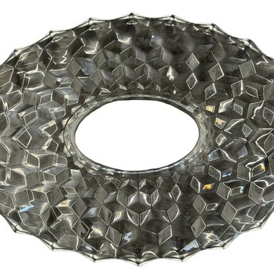 Fostoria Clear Glass Oval Torte Serving Platter