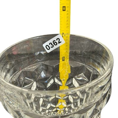 Vintage Fostoria American Clear Glass Water or Wine Goblets - Lot of 3