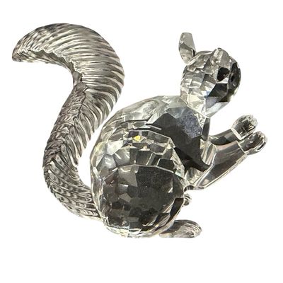 RETIRED Vintage Swarovski Crystal SCS 10th Anniversary Squirrel Figurine