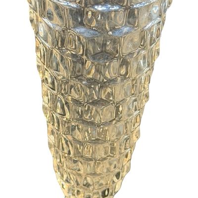 Vintage Fostoria American Footed Clear Pressed Glass Bud Vase
