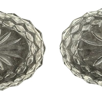 Fostoria Individual Glass Serving Tray Set