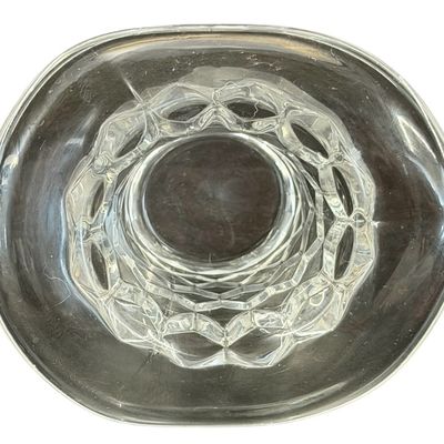Fostoria American Clear Glass Top Hat - MEDIUM