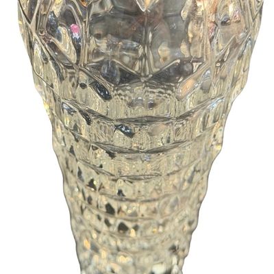 Vintage Fostoria American Clear Cupped Footed Bud Vase