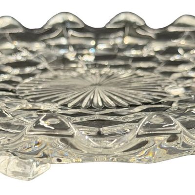 Vintage Fostoria American 3-Footed Candy Dish Small Plate