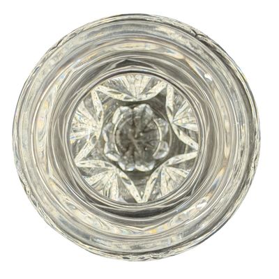 Waterford Crystal Posy or Bridal Attendant Vase Featuring a Flared, Scalloped Rim and Deep Vertical Cuts