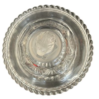 Antique "Gillinder and Sons" Lion Compete Candy Dish