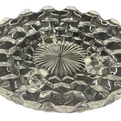 Vintage Fostoria American 3-Footed Candy Dish Small Plate