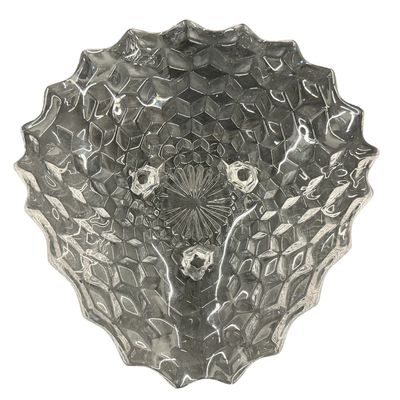 Fostoria Three Footed Wavy 11” Centerpiece Fruit Bowl