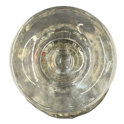 Vintage Indiana Glass Whitehall Colony Flat Clear Glass Footed Juice or Dessert Glasses - Lot of 4