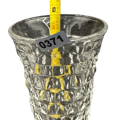 Vintage Fostoria American Clear Pattern Juice Footed Tumbler Glass - Set of 3