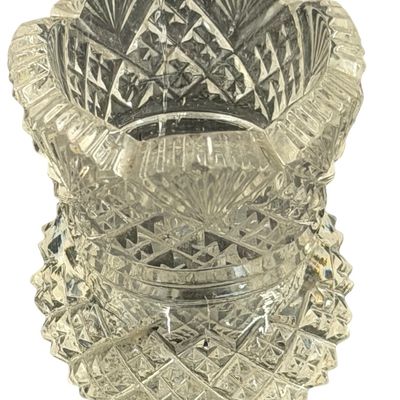 Antique Higgins & Seiter Crystal Toothpick Holder