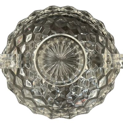 Vintage Fostoria American Clear Glass Two-Handled Trophy Bowl