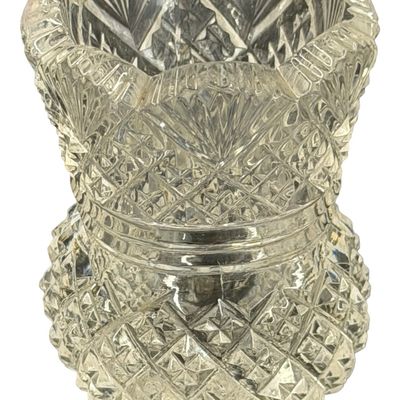 Antique Higgins & Seiter Crystal Toothpick Holder