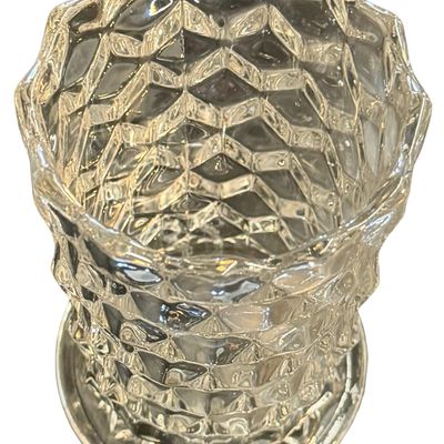 Vintage Fostoria American Clear Pressed Glass Celery Clear Vase