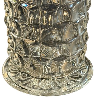 Vintage Fostoria American Clear Pressed Glass Celery Clear Vase