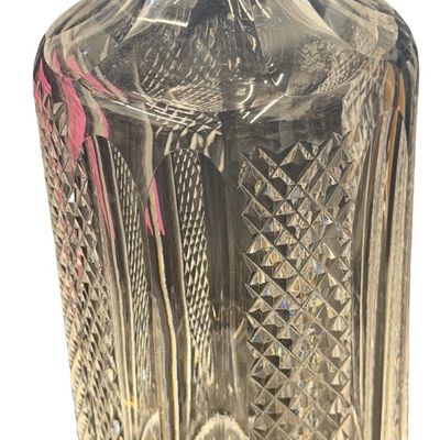 Vintage Waterford Hibernia Pattern Crystal Spirit Decanter in the Hibernia Pattern