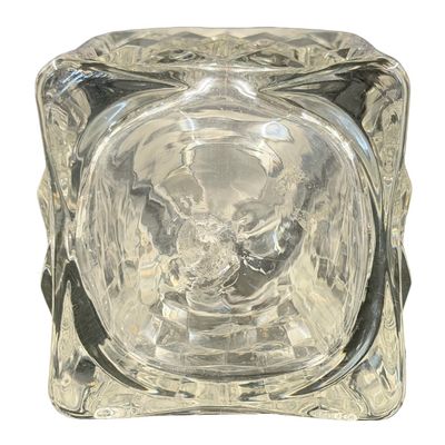 Fostoria Clear Glass Cordial Bottle with 4 Shot Glasses