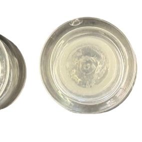 Clear Glass Apothecary Jars with Matching Ground-Glass Stoppers Bundle of 4