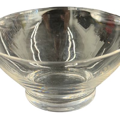 Vintage Clear Glass Footed Dessert Bowls - Lot of 6