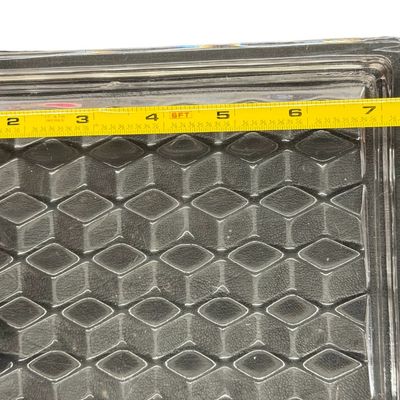 Vintage Fostoria American Clear Rectangular Pressed Glass Tray