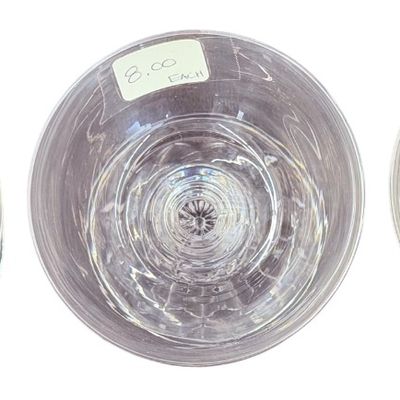 Vintage Fostoria Clear Crystal Champagne Glass Bundle - Lot of 3