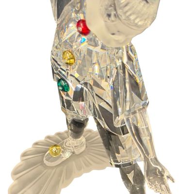 RETIRED Swarovski Crystal 1999 Annual Edition "Masquerade" Pierrot Figurine