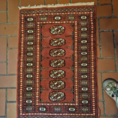 Sale Photo Thumbnail #30: one of many antique hand woven oriental rugs - real not reproductions