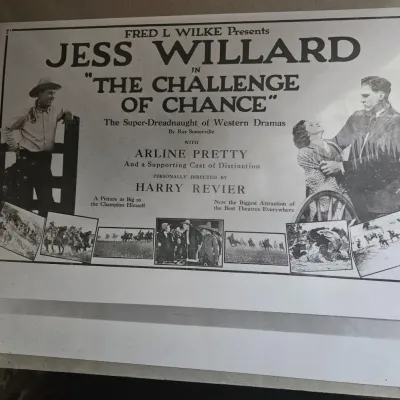 Sale Photo Thumbnail #35: Jess Willard ephemera - heavyweight boxing champion who lived in Lawrence. 