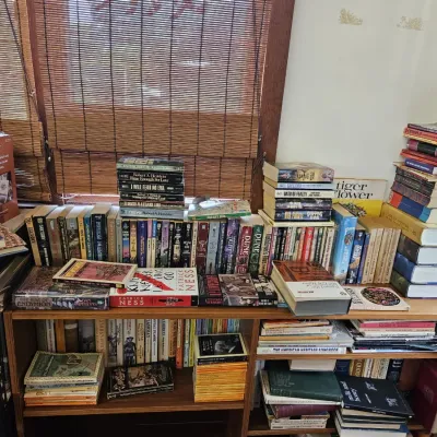 Sale Photo Thumbnail #33: lots of books and media