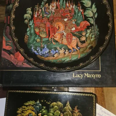 Sale Photo Thumbnail #2: Russian Lacquerware