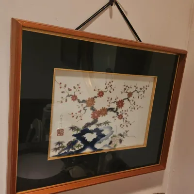 Sale Photo Thumbnail #16: Japanese tile painting - real