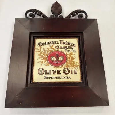 Olive Oil Metal Wall Hanging 
