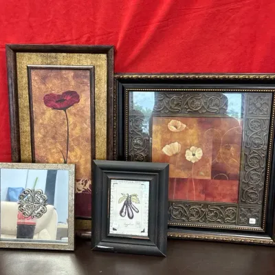 Tuscan Art Set Floral Italian Style & Cozy Artwork 
