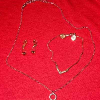 Vintage Designer Gold Jewelry Lot | Napier, DesignerxHarry Potter Disney Bracelet, Napier Gold Earrings
