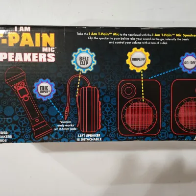 Pro Tunes I Am T-Pain Portable 2-In-1 Speakers Toy New In Box 2011 Vintage