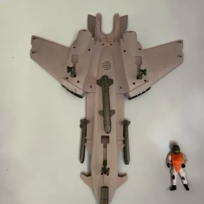 Vintage GI Joe Air Strike Jet Fighter Night Conquest X-71A With Action Figure