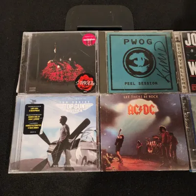 Lot of Music CDs: AC/DC Johnny Cash Top Gun Maverick Soundtrack Sealed New