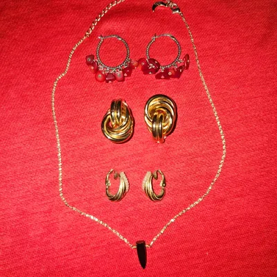 Sterling Silver Designer Jewelry Lot | 3 Pairs of Earrings and Necklace