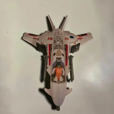 Vintage GI Joe Air Strike Jet Fighter Night Conquest X-71A With Action Figure