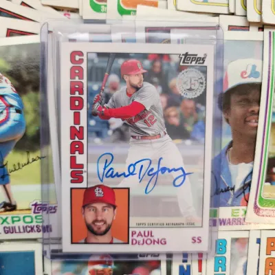 Huge Vintage Baseball Card Lot Paul Dejong Auto Kirby Puckett - Topps Baseball - Over 300 Cards